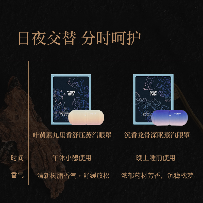 羽心堂 沉香龙骨深眠蒸汽眼罩 7贴/盒