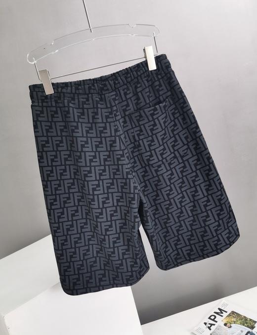 FD 2024夏季新款 满印双F图案 经典休闲短裤/中裤/五分裤 Z-11757 商品图3