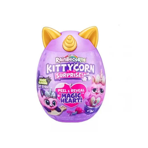 ZURU 云波独角魔法蛋喵喵大作战（二代）盲盒儿童玩具女孩毛绒公仔礼物 8岁+ 商品图0