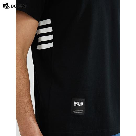 【显瘦透气】波顿年春夏男士个性户外休闲短袖运动简约polo衫MT955223 商品图3