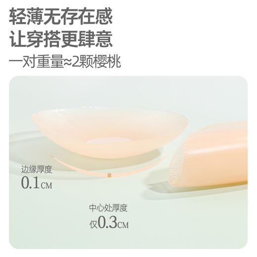 好奇蜜斯胸贴女婚纱用防凸点乳头贴吊带用隐形超薄款夏季硅胶乳贴 商品图2
