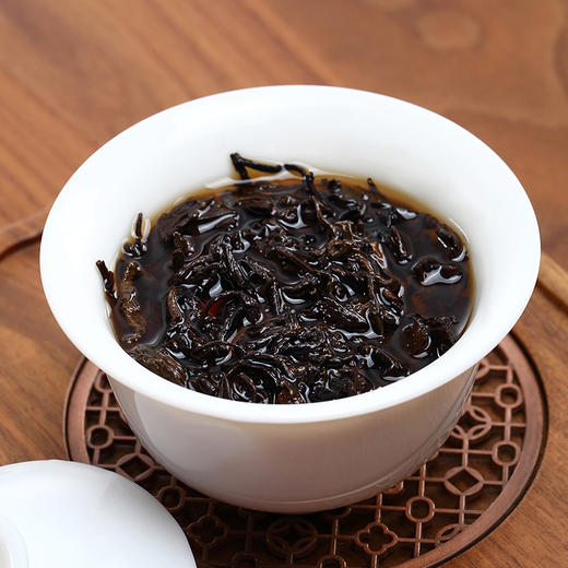 茂圣丨启航 壮乡堡味 六堡茶 黑茶 一级 2019年 250g 竹篓装 商品图5