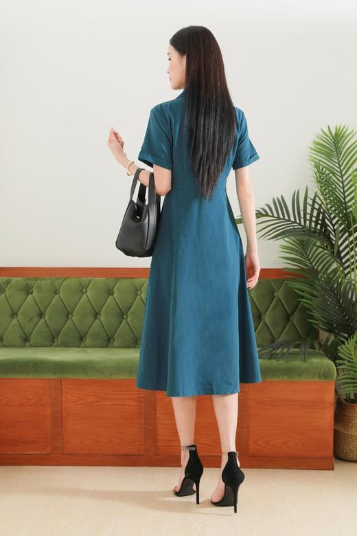 amadella 口袋饰西装领高腰连衣裙 13148 商品图3