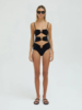 Christoper Esber - Pierced Orbit One Piece - Black - 女装 - 泳装 - 黑色 商品缩略图0