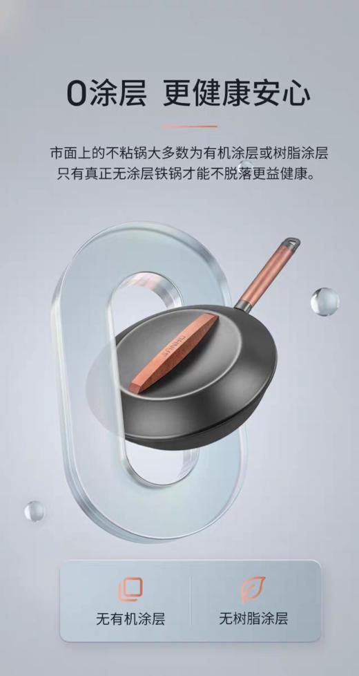 【6F】三禾极热轻铁锅CTS300-1/3200-1 商品图3