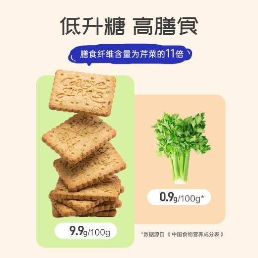低计划低GI谷物饼干 葱香味 商品图2