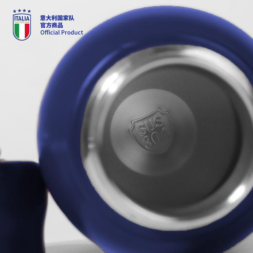 【官方正版】意大利国家队| 深蓝渐变队徽迷你保温杯欧洲杯助威周边 商品图4