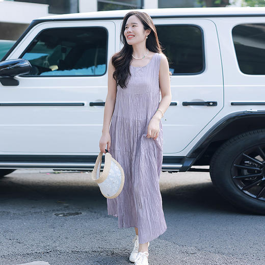 秒变纸片人 背心连衣裙 商品图1