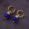 龢盒原创 克莱因蓝的夏夜 老矿青金石耳坠 耳环 商品缩略图0