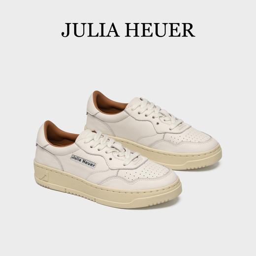 Julia Heuer 低帮厚底复古小白鞋 商品图0
