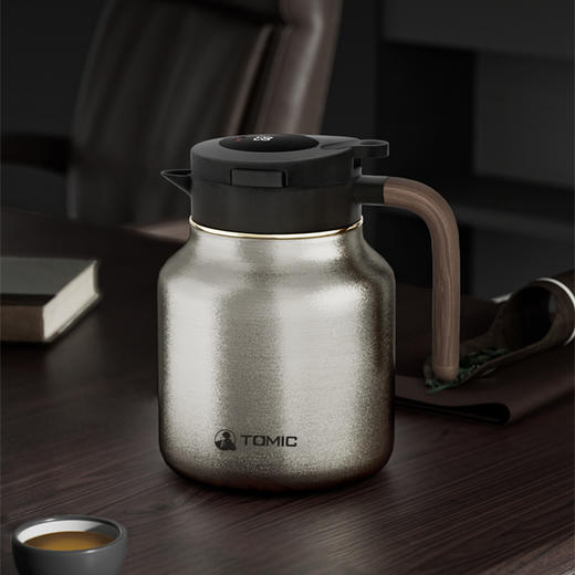 特美刻丨纯钛茶壶 智能温显 泡茶壶 焖泡壶 轻奢 1500ml 商品图4