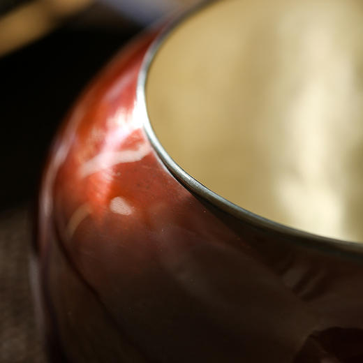 鹤鼎堂于飞系列乐胥建水镜面（铜包银）（缺货） 商品图4