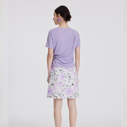 司歌印花休闲半裙时尚知性小A裙C891031X 商品图2