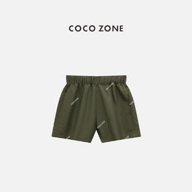 COCO ZONE"宅宅裤”夏季简约松紧腰显瘦短裤百搭休闲A字裤CC1B1470