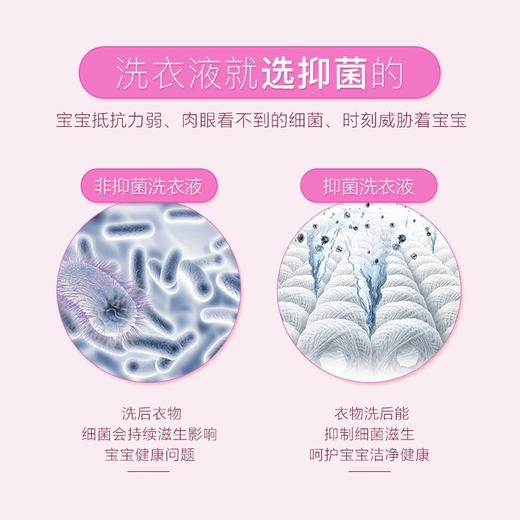 爱护Carefor婴儿全效洁净洗衣液2kg*6瓶（整箱） 商品图2