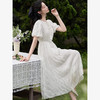 西遇法式温柔风连衣裙女夏季新款肌理感花苞袖垂感高级蛋糕裙D1040840 商品缩略图2