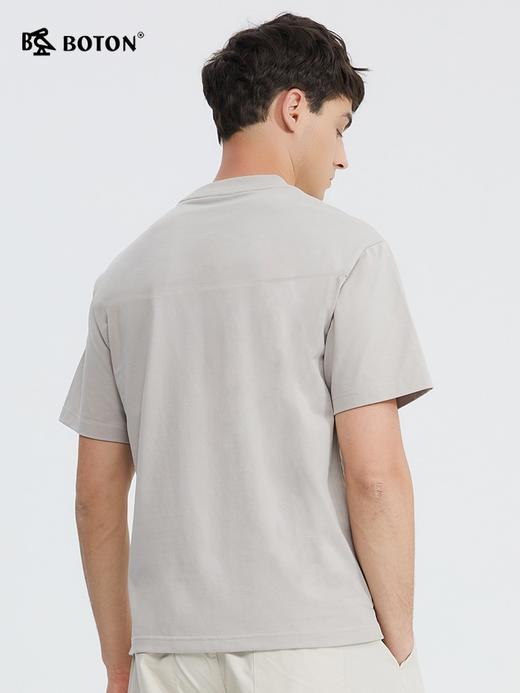 冰丝顺滑波顿男士夏季短袖棉t恤设计感小众美式休闲上衣MT008224 商品图3