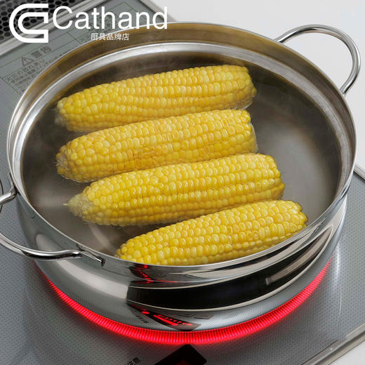 【样品特惠5折，最后2个无货退款】日本进口316不锈钢下村不锈钢汤锅双耳锅炖锅家用电磁炉26cm 商品图2