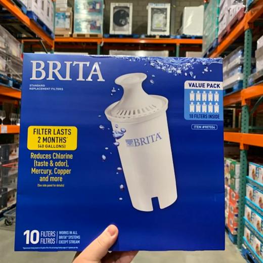 BRITA 碧然德 水壶滤水芯 10只装（建议搭配本店滤水壶使用）美国采购，无中文标签，介意慎拍 W 商品图0