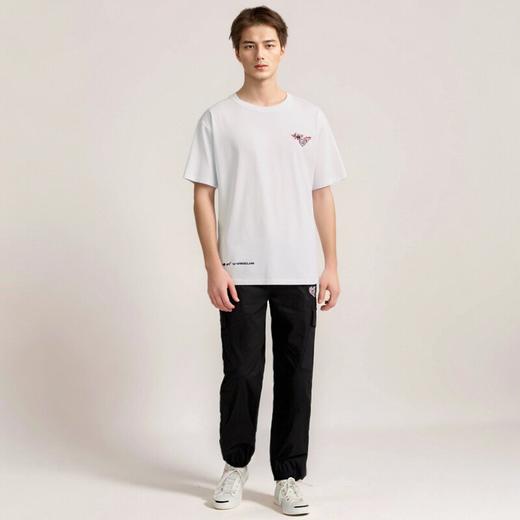 深山集市国潮民族风刺绣重磅短袖时尚情侣款宽松圆领中国风T恤 商品图3