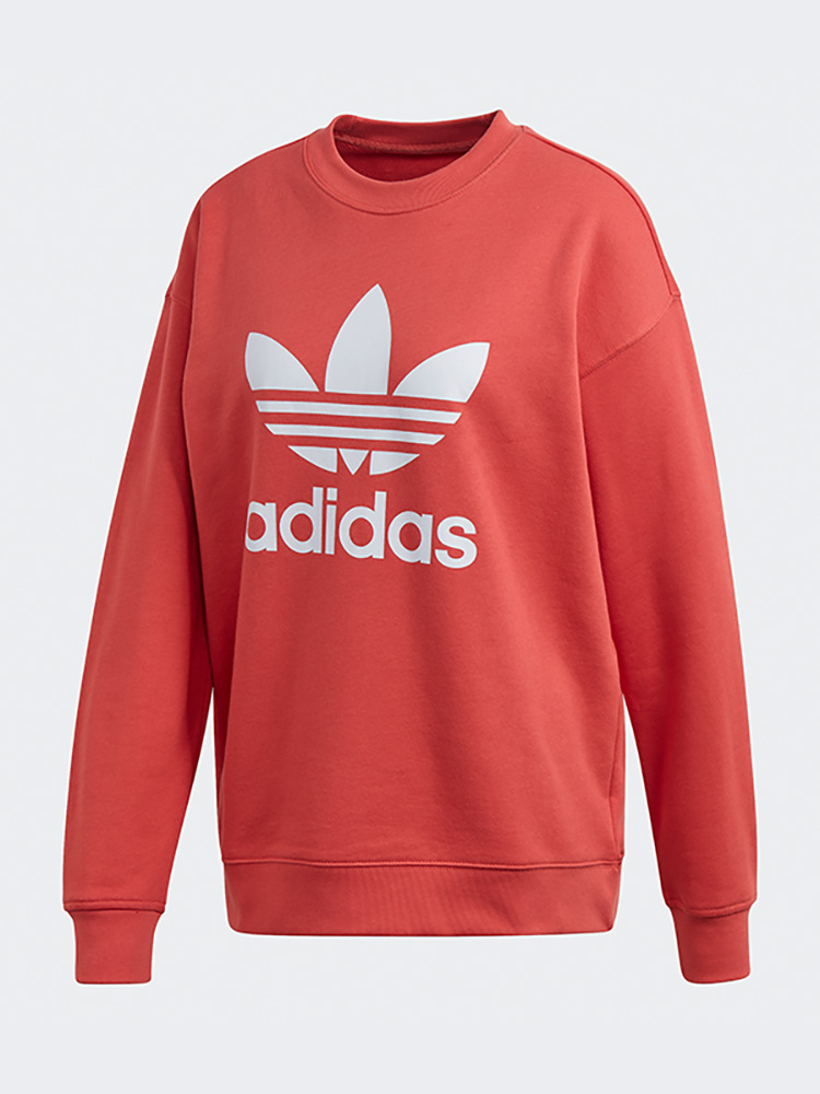 元旦超值抢购 （YY）adidas/阿迪达斯  三叶草女子休闲运动圆领套头卫衣 FM3291