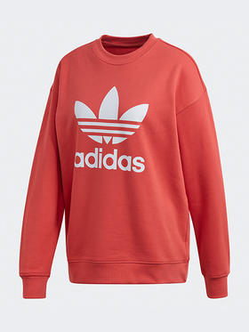 元旦超值抢购 （YY）adidas/阿迪达斯  三叶草女子休闲运动圆领套头卫衣 FM3291