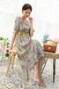 ELLA JADE 复古中国风系带碎花连衣裙 13065 商品缩略图4
