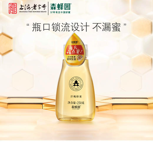 《南方寝饰员工专场》》森蜂园蜂蜜250g挤压瓶方便食用挤压段树蜂蜜250g洋槐蜂蜜250g 商品图2