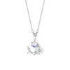 【冰雪奇缘】S925银幻彩锆石雪花项链【YXS-YA0415】 商品缩略图4