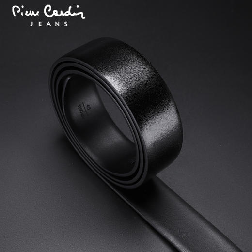 皮尔卡丹正品皮带男头层牛皮都市时尚腰带合金自动扣裤腰带商务牛皮裤带 商品图4