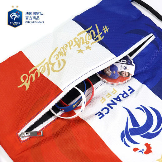 【官方正版】法国国家队 |三色拼接抽绳袋欧洲杯款运动足球迷背包 商品图3