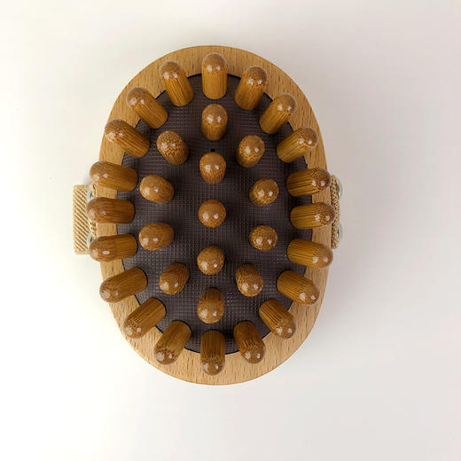 【气垫经络梳】木质头部按摩梳 全身拍打器气囊梳子 家用头皮按摩器 商品图4