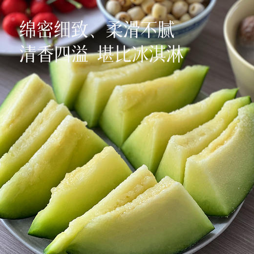 【海阳网纹瓜】一瓜两吃 可脆可软 脆吃清新爽口 放几天吃甜润多汁 细嫩无渣 一口甜蜜润心~1箱2个装 商品图3