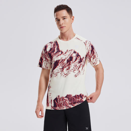 【特价】男款运动花样印花圆领短袖 商品图2