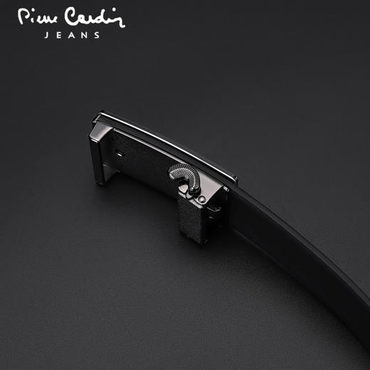 皮尔卡丹正品皮带男头层牛皮都市时尚腰带合金自动扣裤腰带商务牛皮裤带 商品图7