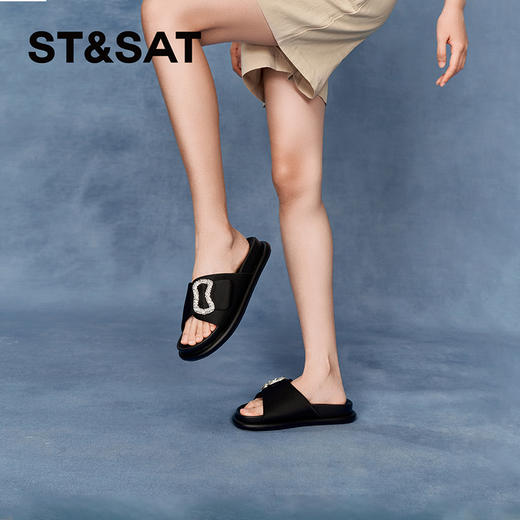 星期六舒适柔软水晶发卡拖SSC21101EC 商品图6