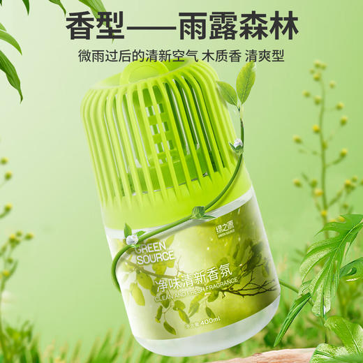 绿之源无香空间家用净化除味剂无香型车载净化剂便携无味消臭卧室去味剂 净味清新香氛 商品图1