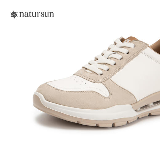 natursun女鞋秋季时尚增高厚底板鞋百搭软底休闲运动鞋女N24400063 商品图3
