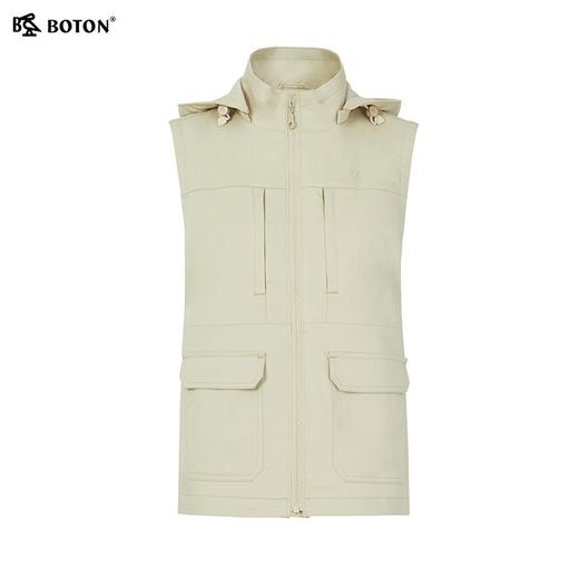 波顿春夏女士工装风马甲高端美式休闲高端大码马夹LJ917124 商品图4