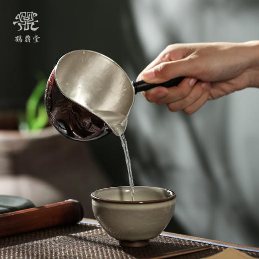 鹤鼎堂于飞系列归沐公杯錾刻深山幽谷（铜包银）（缺货） 商品图1