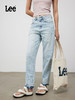 Lee夏411裤型高腰锥形凉凉裤女牛仔裤LWB1004116US00FA01226 商品缩略图2