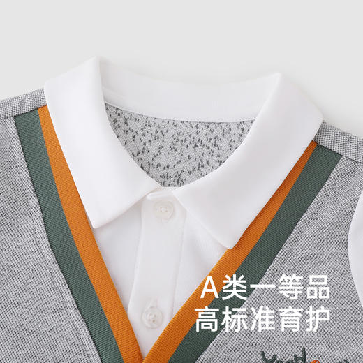 【商场同款】英氏婴儿衣服春夏长袖男宝纯棉连体衣新款爬服 商品图2