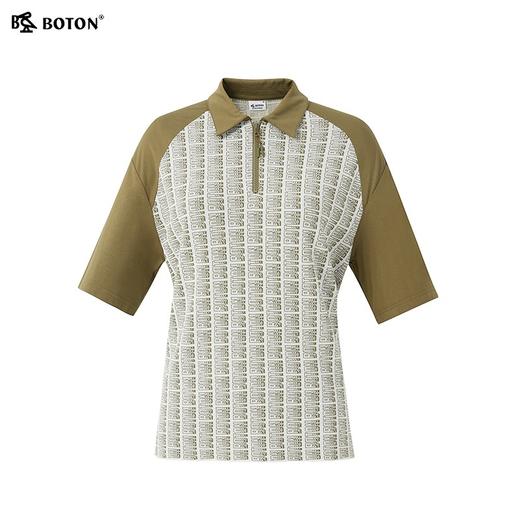 【户外有活力】波顿春秋女绿色T恤短袖高端运动休闲poloLU102223 商品图6