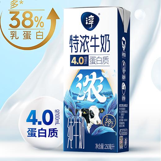 卫岗 淳特浓牛奶4.0蛋白质250ml*12盒 商品图1