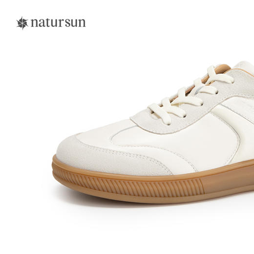 natursun女鞋德训鞋女秋季软底增高美式复古百搭休闲板鞋N24483241 商品图3
