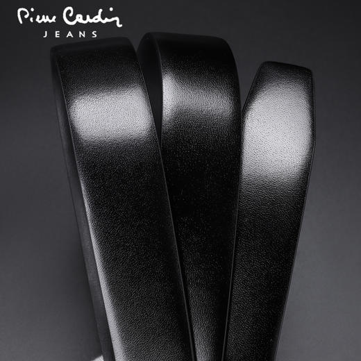 皮尔卡丹正品皮带男头层牛皮都市时尚腰带合金自动扣裤腰带商务牛皮裤带 商品图5