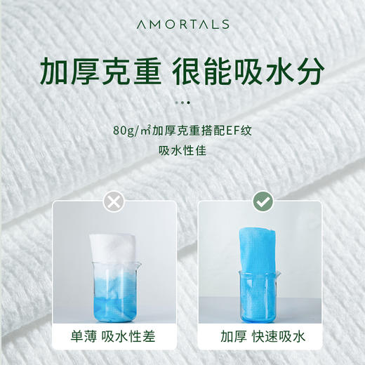 【5包装】尔木萄 出差旅行独立包装一次性真空压缩浴巾加大加厚 1片/包 商品图3