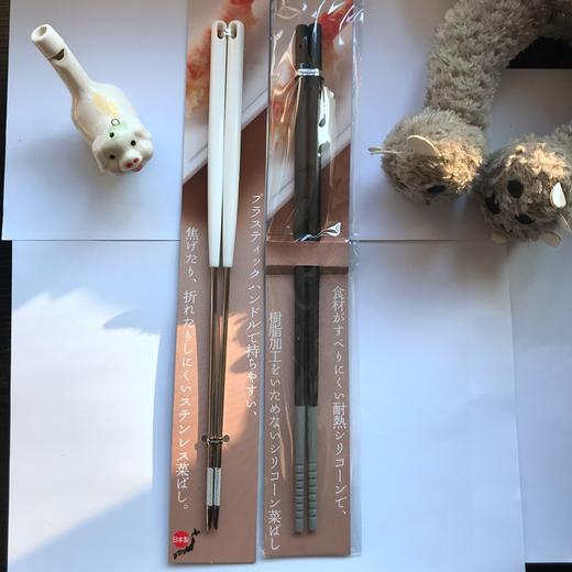 日本进口KAI贝印厨房料理筷子煎炸筷子火锅筷子加长不锈钢30cm 商品图1