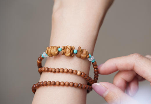 老山檀三不熊（订制一周发货） 商品图1