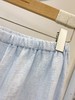 松植屋《烟淡霞》女款圆领长袖长裤家居服套装手工刺绣小花双层棉纱睡衣2024秋季新款 商品缩略图6